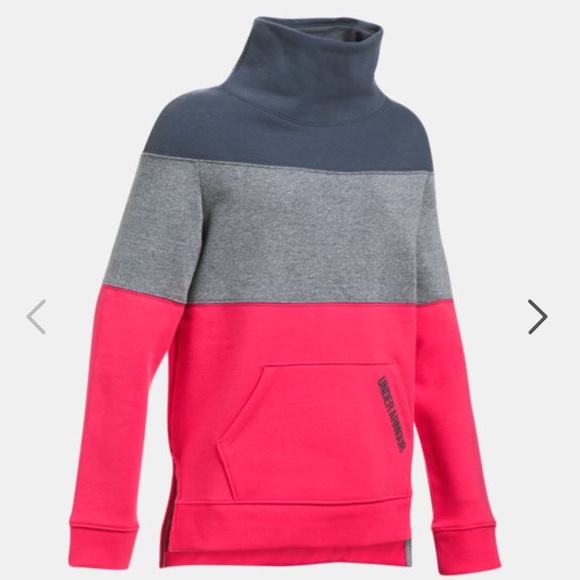 New Under Armour Girls turtleneck pullover - Picture 1 of 8